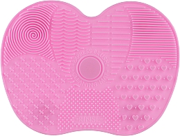 Парфумерія, косметика Силіконовий килимок для чищення пензлів, рожевий - Ruby Face
