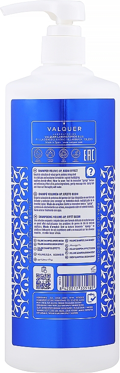 Шампунь для об'єму волосся - Valquer Shampoo Volume-Up Boom Effect — фото N4