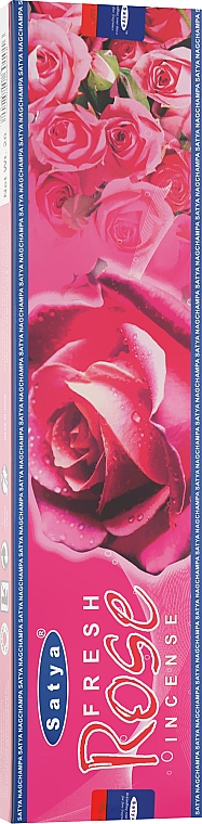 Пахощі "Троянда Сатья" - Satya Fresh Rose Incense