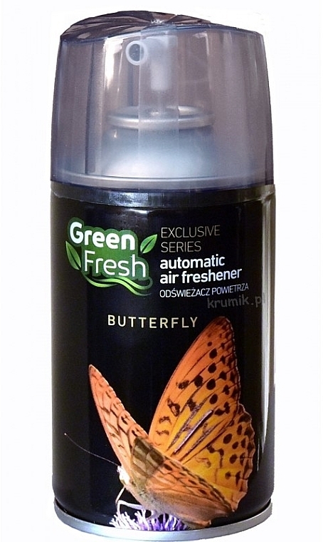 Змінний балон для автоматичного освіжувача повітря "Метелик" - Green Fresh Automatic Air Freshener Butterfly — фото N1