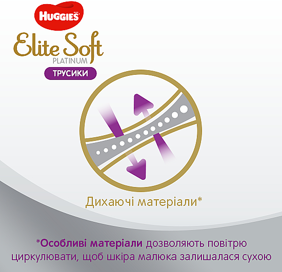 Трусики-підгузки Elite Soft Platinum Pants 5 (12-17 кг), 19 шт. - Huggies — фото N8