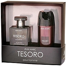 Набір - Jean Marc Tesoro Pour Homme (deo/150ml + edt/100ml) — фото N1