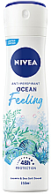 Духи, Парфюмерия, косметика Дезодорант антиперспирант - NIVEA Antiperspirant Spray Ocean Feeling 