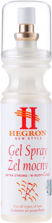 Гель-спрей, суперсильна фіксація - Hegron Gel Spray Extra Strong