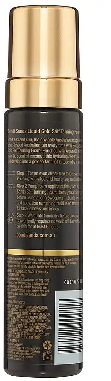 Мусс для автозагара - Bondi Sands Liquid Gold Self Tanning Foam — фото N2