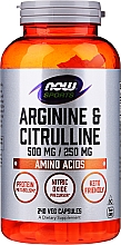Духи, Парфюмерия, косметика Аминокислоты "Аргинин и цитруллин" - Now Foods Arginine & Citrulline Sports