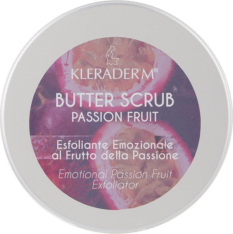 Маслянистый скраб для лица и тела "Маракуя" - Kleraderm Butter Scrub Passion Fruit — фото N1