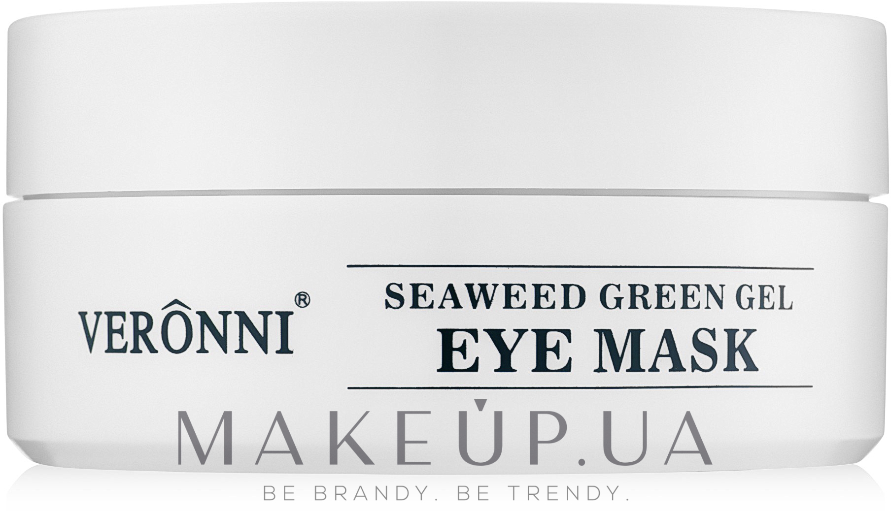 Омолаживающие гидрогелевые патчи для глаз с экстрактом морских водорослей и гиалуроновой кислотой - Veronni Seaweed Green Gel Eye Mask — фото 60шт