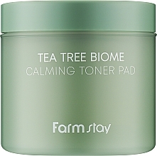 Парфумерія, косметика Тонер-диски для обличчя - FarmStay Tea Tree Biome Calming Toner Pad