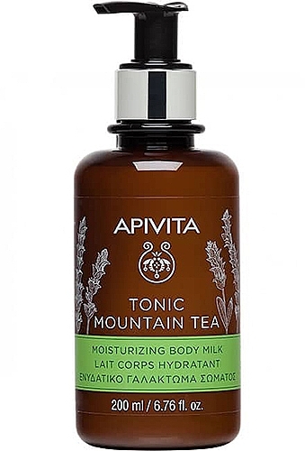 Молочко для тела увлажняющее "Тонизирующий горный чай" - Apivita Tonic Mountain Tea Moisturizing Body Milk — фото N1