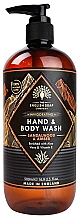 Парфумерія, косметика Рідке мило "Сандалове дерево й амбра" - The English Soap Company Radiant Collection Sandalwood & Amber Hand & Body Wash