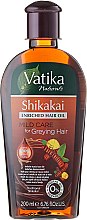 Парфумерія, косметика Олія для волосся - Dabur Vatika Indian Acacia Enriched Hair Oil Mild Care For Greying Hair