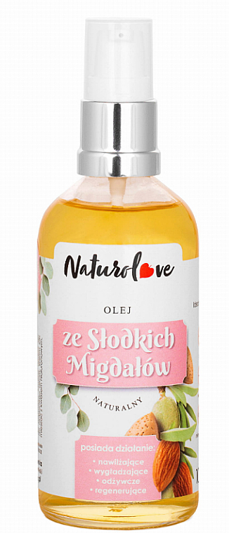 Олія солодкого мигдалю - Naturolove Sweet Almond Oil — фото N1