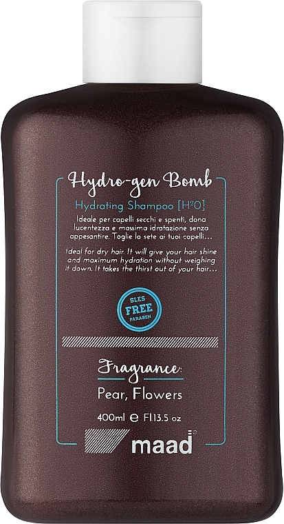 Шампунь для увлажнения волос - Maad Hydrogen Bomb Hydrating Shampoo — фото N1