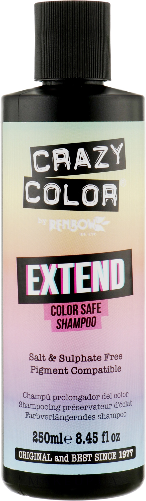 Бессульфатный шампунь для окрашенных волос - Crazy Color Extend Color Safe Shampoo — фото 250ml