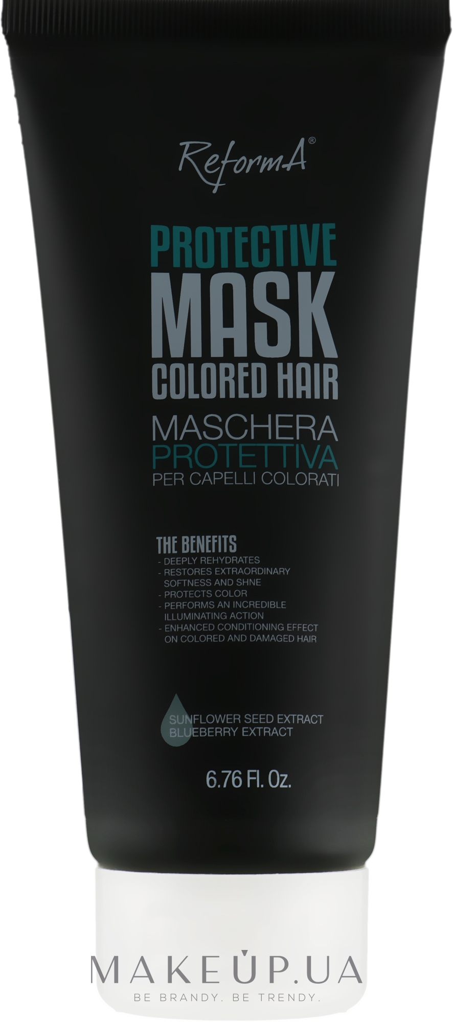 Захисна маска для фарбованого волосся - ReformA Protective Mask For Colored Hair — фото 200ml