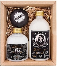 Парфумерія, косметика Набір - Bohemia Gifts Gentleman Spa Set I (sh/gel/500ml + shmp/300ml + b/bomb/100g)