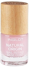 База для нігтів - Inglot Natural Origin Nail Repair Base Coat — фото N1