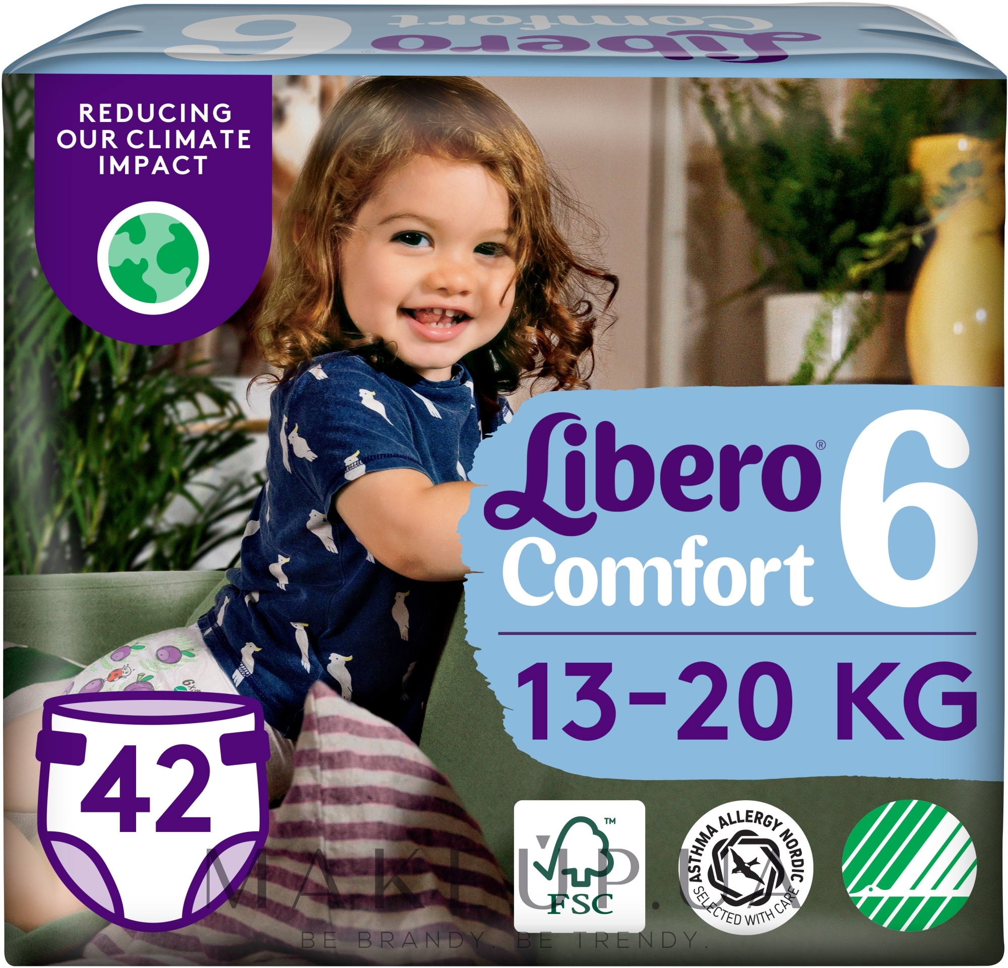 Подгузники Comfort 6 (13-20 кг), 42 шт. - Libero — фото 42шт