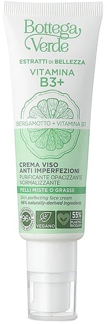 Крем для обличчя з вітаміном B3 - Bottega Verde Beauty Extracts Vitamin B3+ Skin Perfecting Face Cream — фото N1