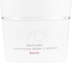 Денний крем із амарантовою олією і шовковим екстрактом - Ryor Ryamar — фото N2