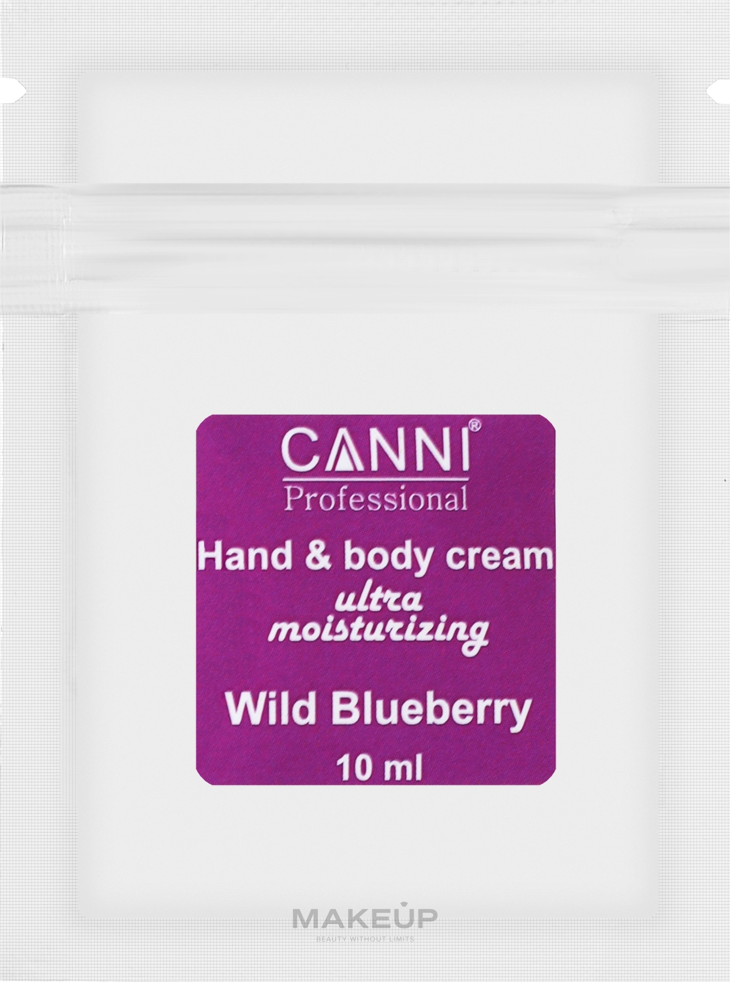 Крем ультраувлажняющий для рук и тела "Лесные ягоды" - Canni Hand & Body Cream (саше) — фото 10ml
