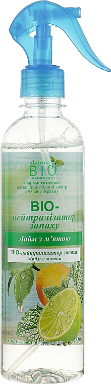 Освіжувач повітря "Біо-нейтралізатор запаху "Лайм із м'ятою" - Pharma Bio Laboratory — фото N2