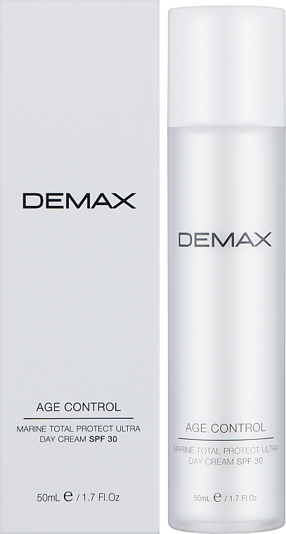 Дневной защитный крем с морскими водорослями - Demax Age Control Marine Day Cream Total Protect SPF 30 — фото N4