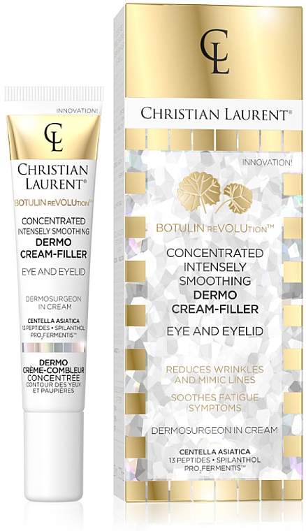 Концентрированный крем для кожи вокруг глаз - Christian Laurent Botulin Revolution Concentrated Dermo Cream-Filler Eye And Eyelid