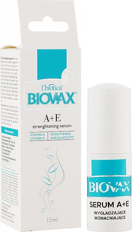 Сыворотка-спрей с витаминами А + Е для укрепления волос - Biovax Serum — фото N3