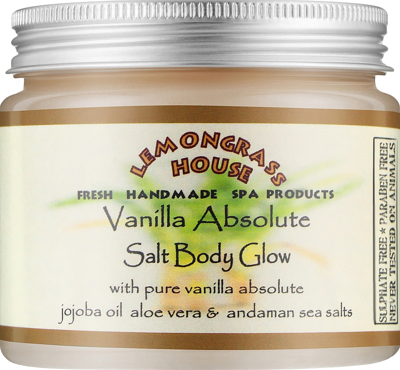 Солевой пилинг "Ваниль" - Lemongrass House Vanilla Salt Body Glow — фото N1