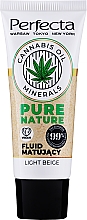 Парфумерія, косметика Матувальний флюїд - Perfecta Pure Nature Cannabis Oil Mattifing Fluid