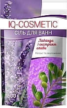 Парфумерія, косметика Сіль для ванни "Лаванда й екстракт оливи" - IQ-Cosmetic