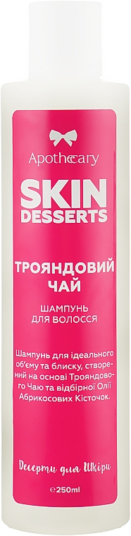 Шампунь для волос "Розовый чай" - Apothecary Skin Desserts — фото N1