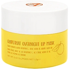 Нічна маска для губ "Грейпфрут" - W7 Grapefruit Overnight Lip Mask — фото N1