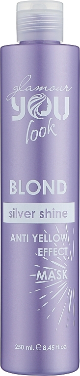Маска от желтизны - You look Glamour Professional Silver Shine Mask — фото N1