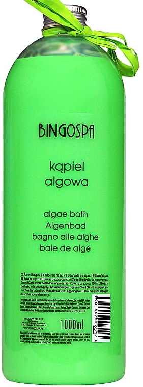 Пена для ванн с экстрактом водорослей - BingoSpa — фото N1