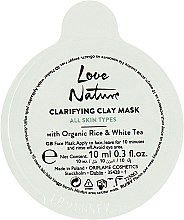 Очищувальна маска для обличчя з рисом і білим чаєм - Oriflame Love Nature Clarifying Clay Mask — фото N2