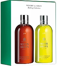 Парфумерія, косметика Набір   - Molton Brown Woody & Spicy Bathing Collection (sh/gel/2x300ml)