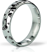 Эрекционное кольцо, 51 мм, с гравировкой - Mystim Earl Strainless Steel Cock Ring  — фото N2