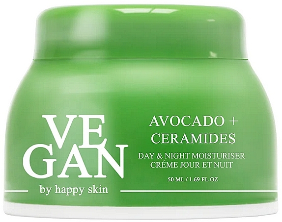 Набір - Vegan By Happy Avocado + Ceramides Day & Night Moisturiser (f/cream/2x50ml) — фото N2