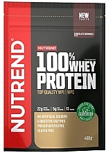 Протеїн "Шоколадне брауні" - Nutrend 100% Whey Protein Chocolate Cocoa — фото N1