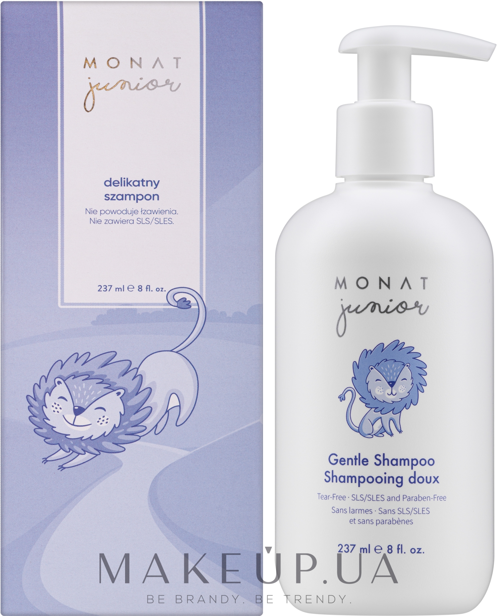 Ніжний шампунь для дітей - Monat Junior Gentle Shampoo — фото 237ml