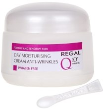 Дневной увлажняющий крем против морщин для сухой и чувствительной кожи - Regal Q10+ Minerals Day Moistursing Cream Anti-Wrinkles — фото N2