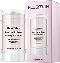 Парфумований дезодорант з гіалуроновою кислотою і пребіотиками - Hollyskin Prebiotic Deo. Cherry Blossom — фото N1