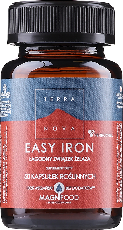 Пищевая добавка - Terranova Easy Iron 20mg Complex — фото N1