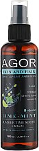 Тоник "Гидролат лайм-мята" - Agor Summer Time Skin And Hair Tonic — фото N1