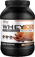 Протеин "Ваниль и мед" - Genius Nutrition Whey-X5 Premium Protein Vanilla Honey — фото N2