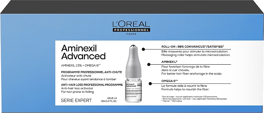 Средство против выпадения волос - L'Oreal Professionnel Serie Expert Aminexil Advanced — фото N2