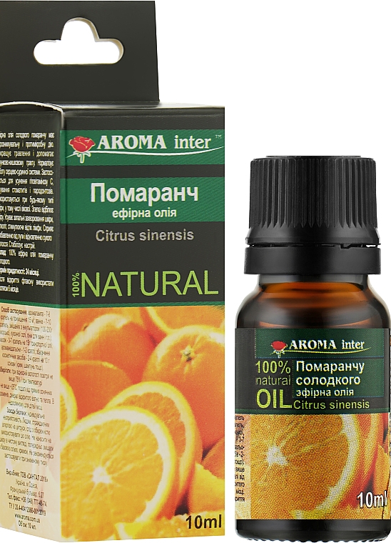 Ефірна олія "Апельсин солодкий" - Aroma Inter — фото N2